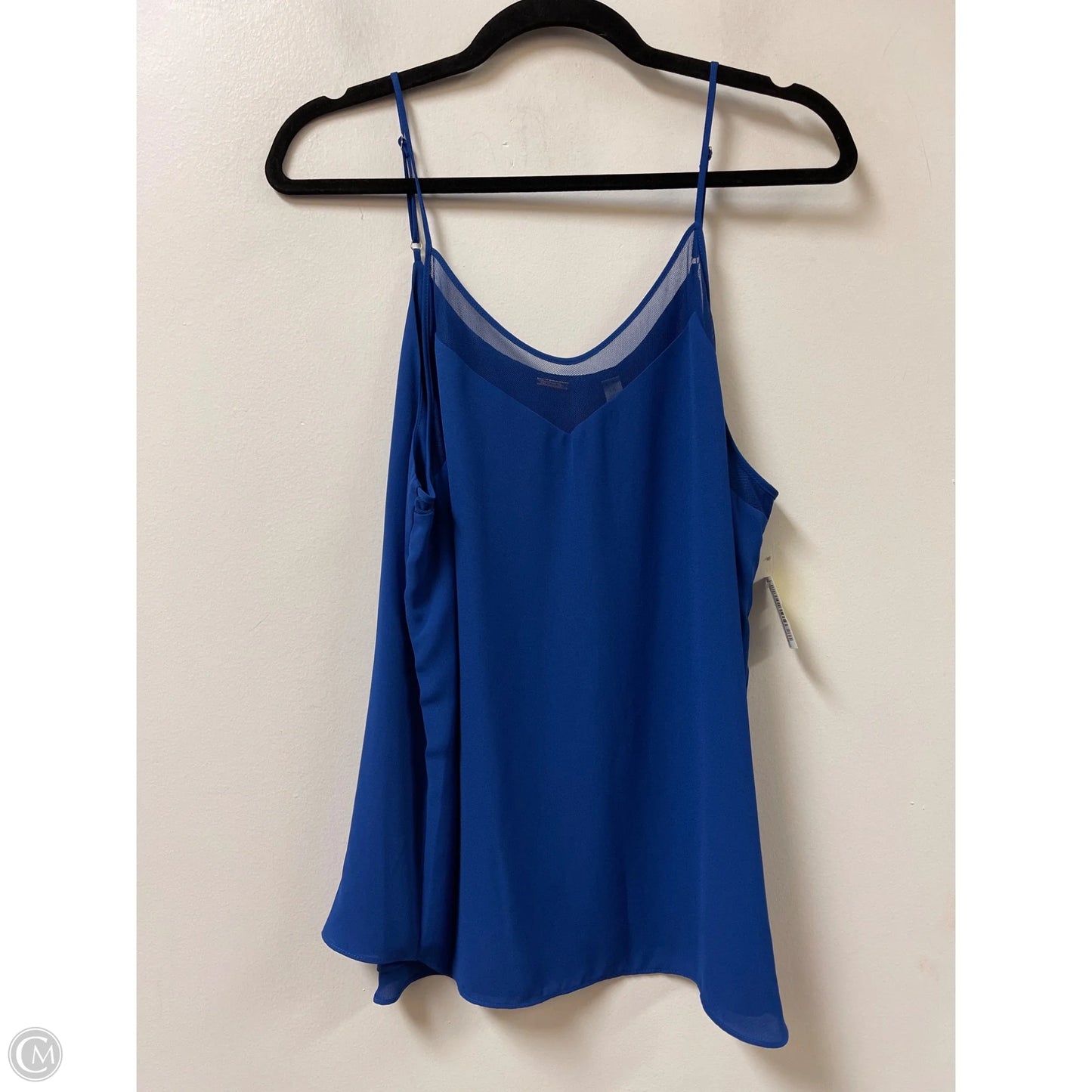 Top Sleeveless By T Tahari In Blue, Size: L