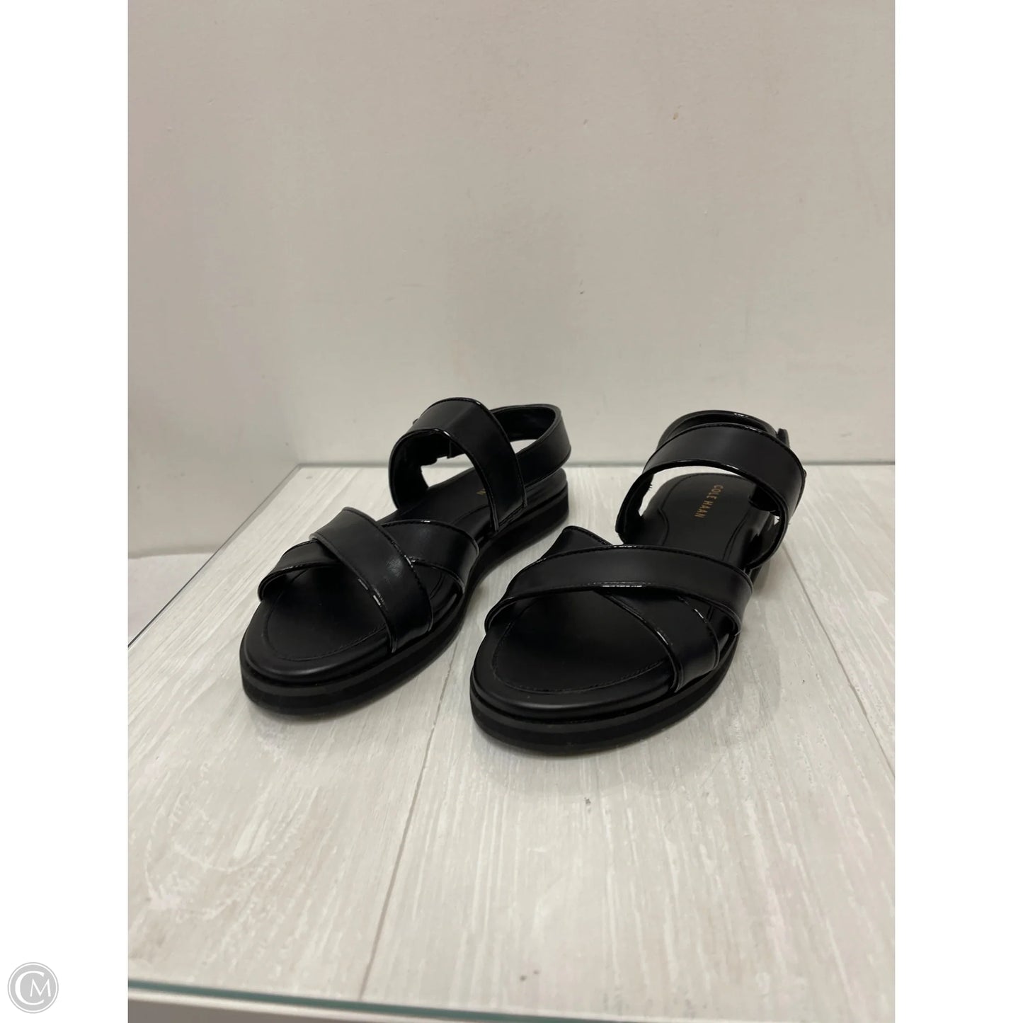 Sandals Flats By Cole-haan In Black, Size: 7.5