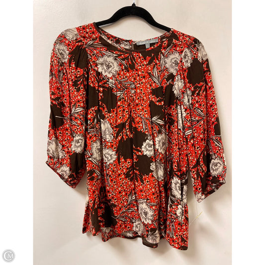 Top Short Sleeve By Daniel Rainn In Red, Size: S
