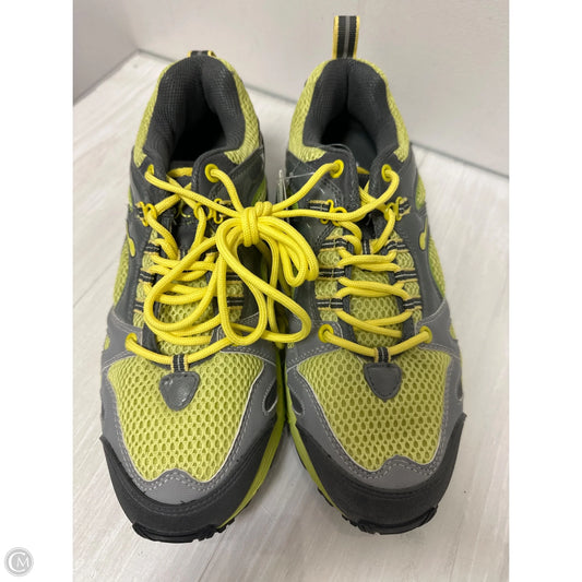 Shoes Athletic By Cmb In Silver & Yellow, Size: 9