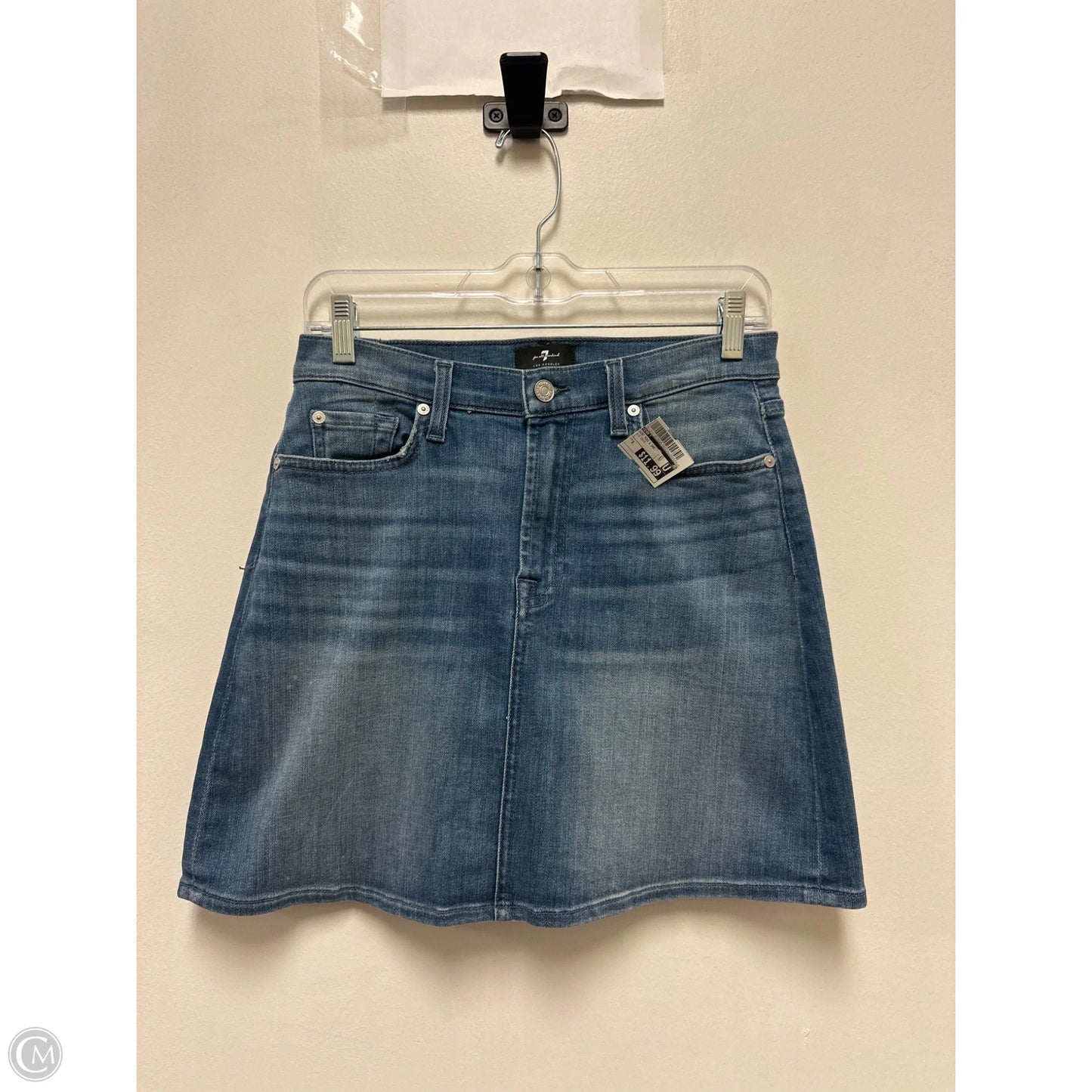 Skirt Mini & Short By Seven 7 In Blue Denim, Size: 6
