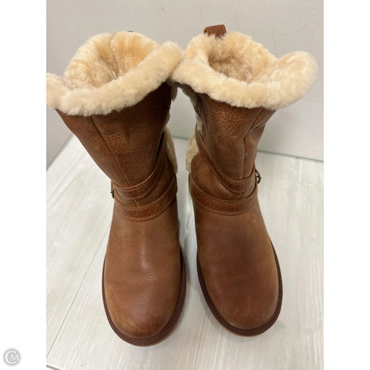 Boots Designer By Ugg In Tan, Size: 7
