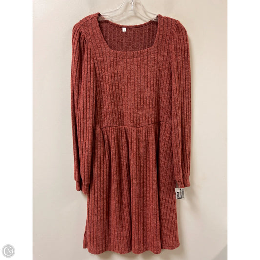 Dress Casual Short By Clothes Mentor In Red, Size: L