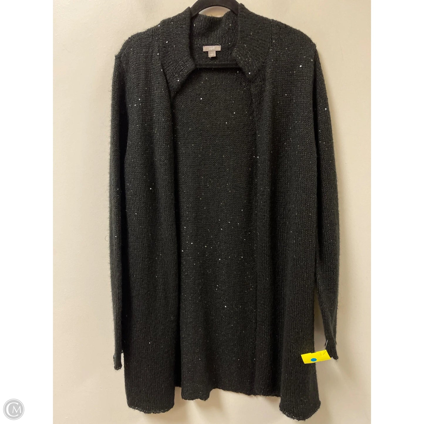 Sweater Cardigan By J. Jill In Black, Size: L