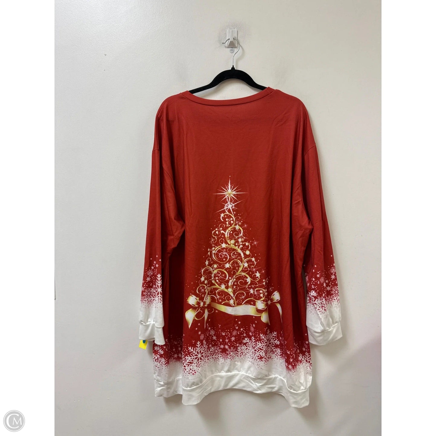Sweater By Clothes Mentor In Red, Size: 4x