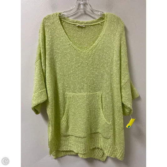 Tunic Short Sleeve By Easel In Green, Size: L