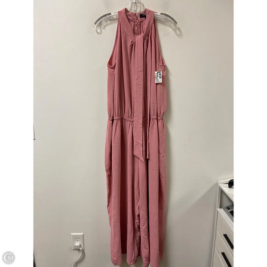 Jumpsuit By Ashley Stewart In Pink, Size: 3x