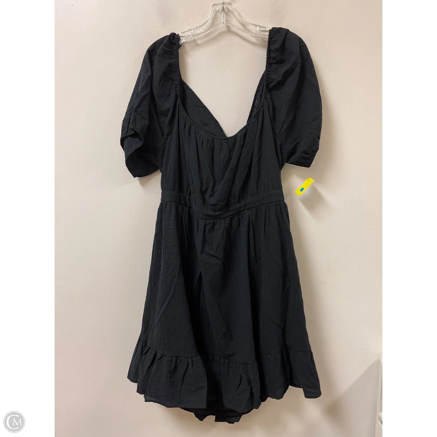 Dress Casual Short By Clothes Mentor In Black, Size: 3x