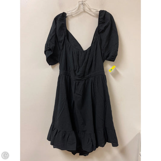 Dress Casual Short By Clothes Mentor In Black, Size: 3x