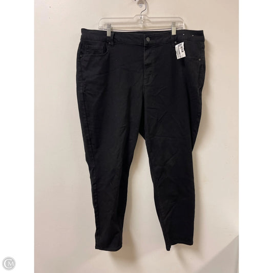 Jeans Skinny By D Jeans In Black, Size: 22