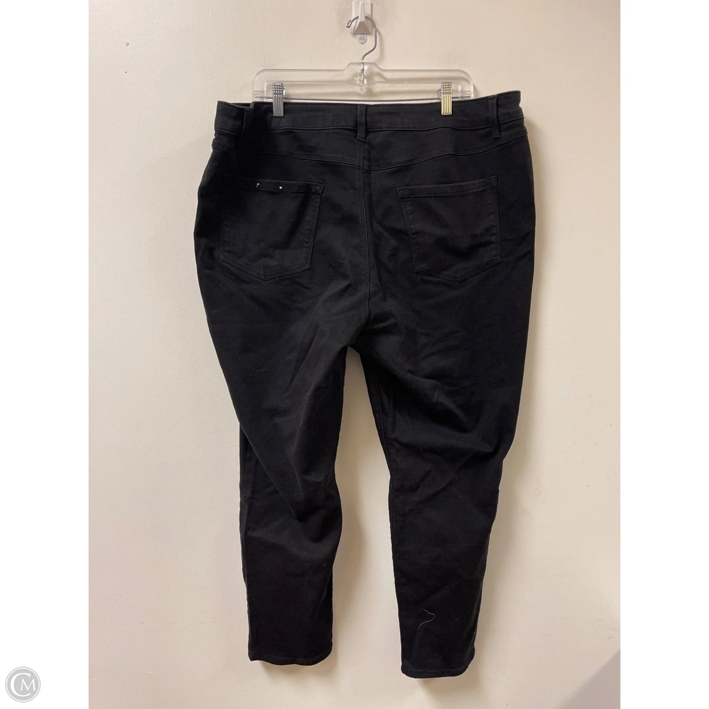 Jeans Skinny By D Jeans In Black, Size: 22