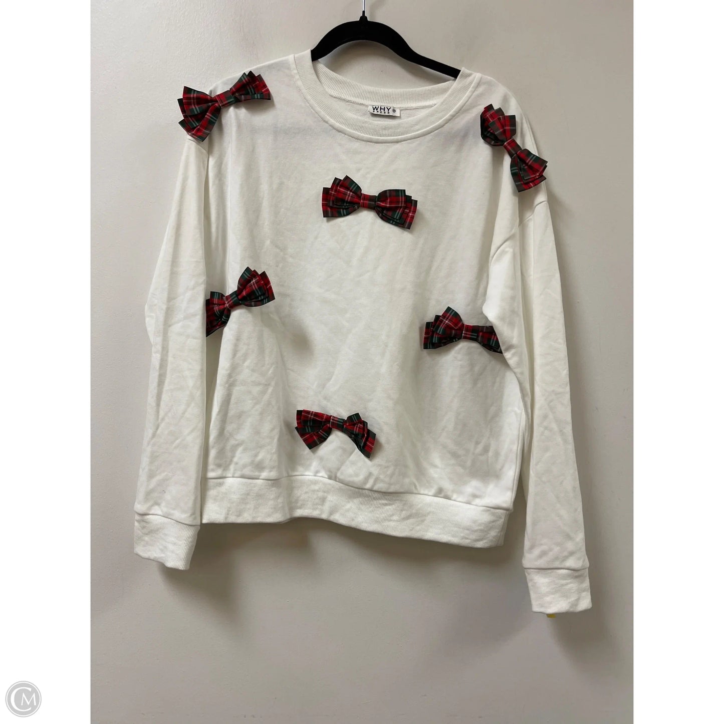 Sweater By Why Dress In White, Size: M