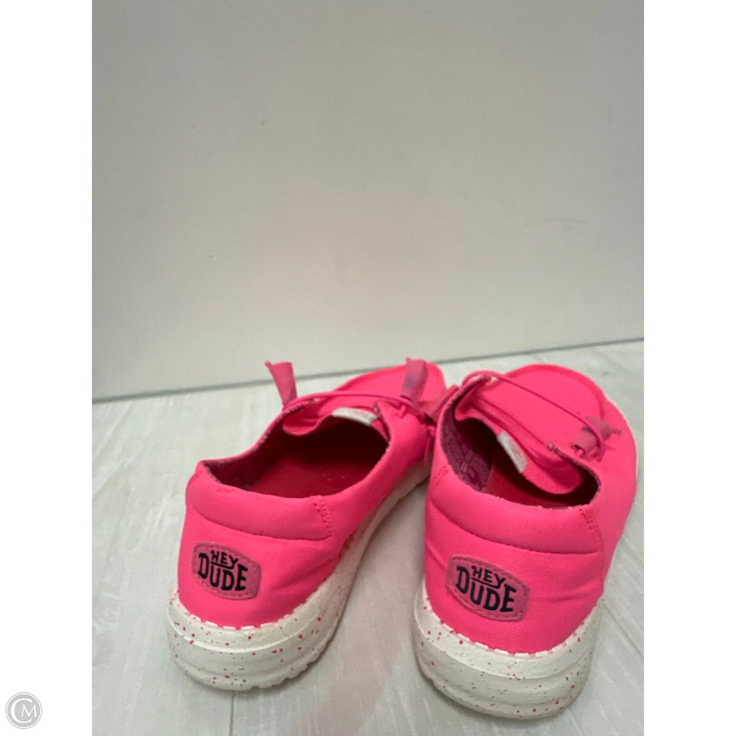 Shoes Flats By Hey Dude In Pink, Size: 8