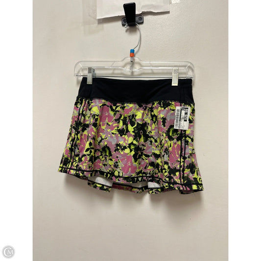 Athletic Skort By Lululemon In Multi-colored, Size: 2