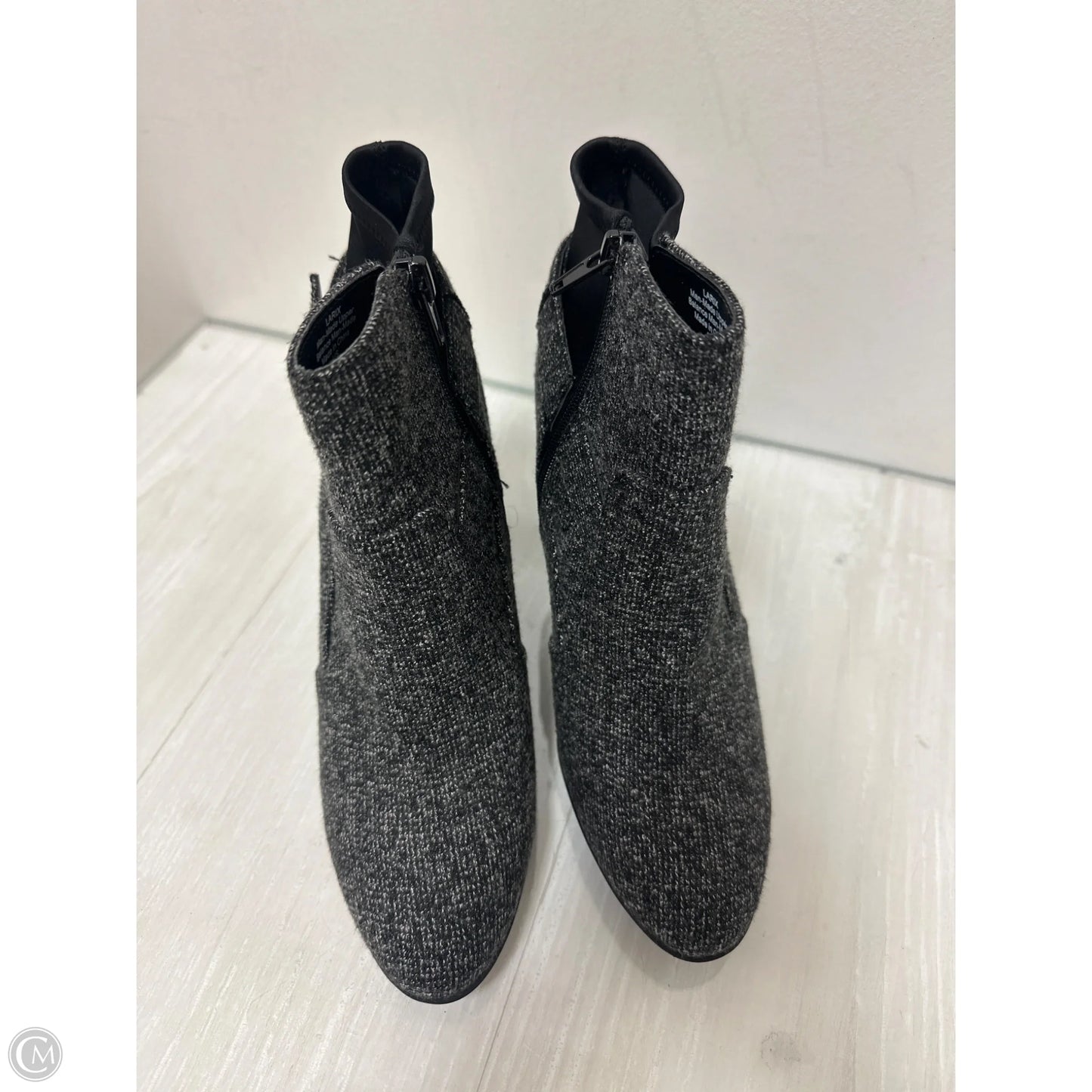 Boots Ankle Heels By Kelly And Katie In Grey, Size: 8