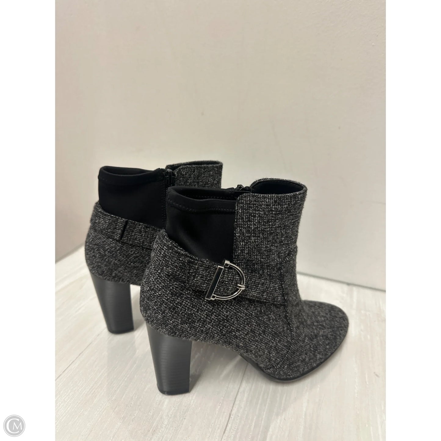 Boots Ankle Heels By Kelly And Katie In Grey, Size: 8