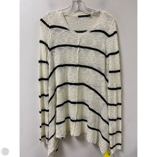 Tunic Long Sleeve By Doe & Rae In Cream, Size: L