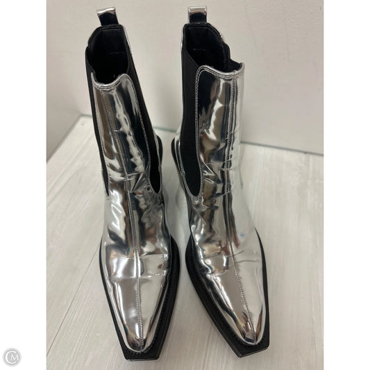 Boots Ankle Heels By Circus By Sam Edelman In Silver, Size: 8.5