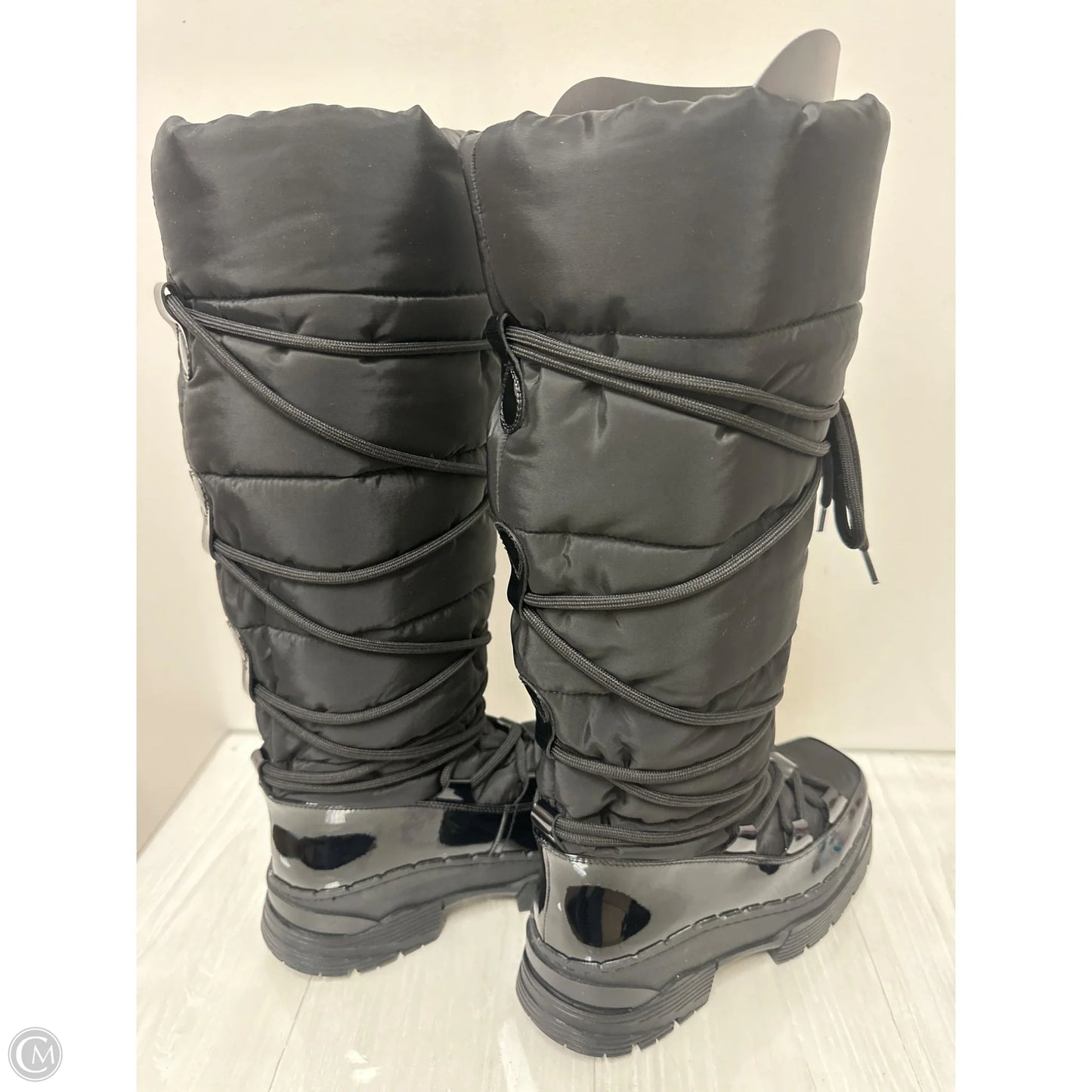 Boots Knee Heels By Jeffrey Campbell In Black, Size: 9