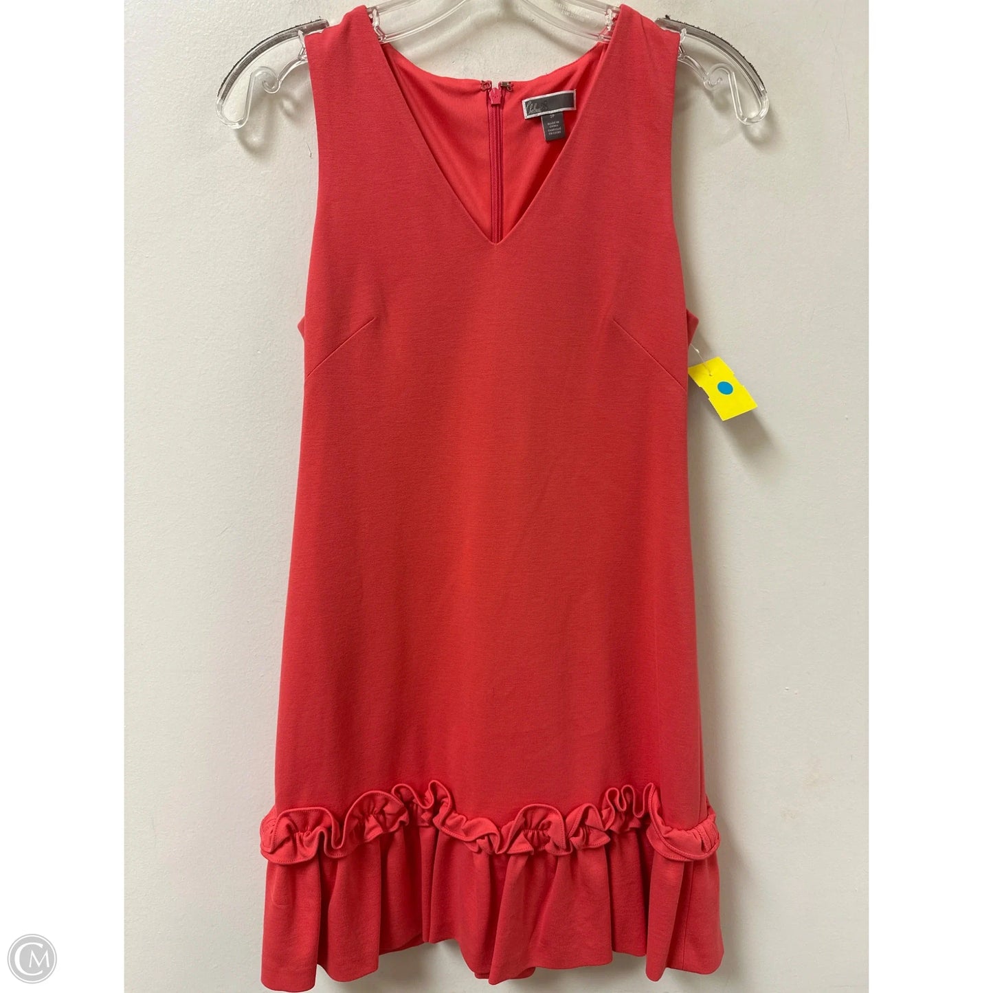 Dress Casual Midi By Chelsea 28 In Pink, Size: Xs