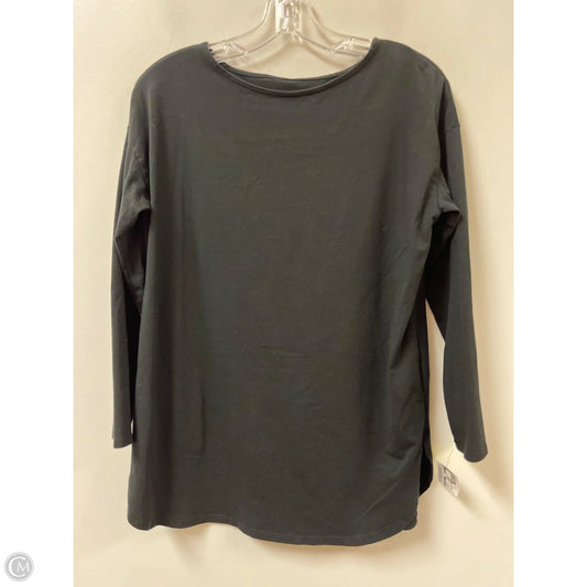 Top Long Sleeve By J. Jill In Black, Size: S