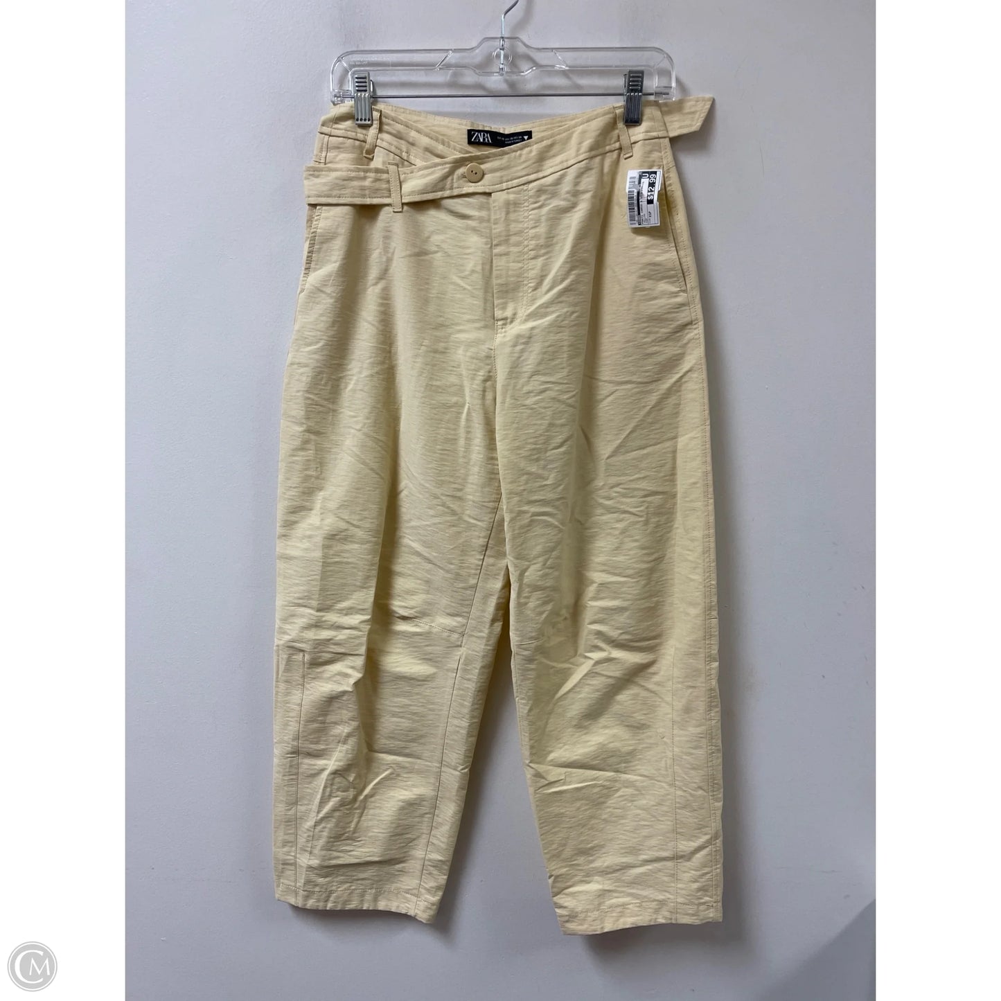 Pants Cargo & Utility By Zara In Yellow, Size: Xsp