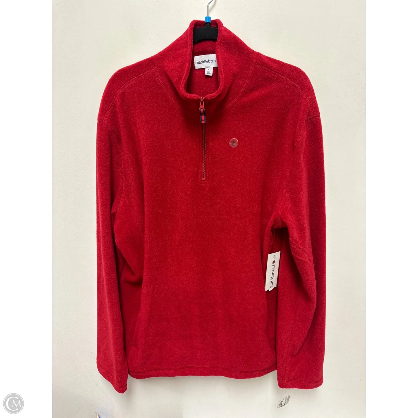 Sweater By Clothes Mentor In Red, Size: L