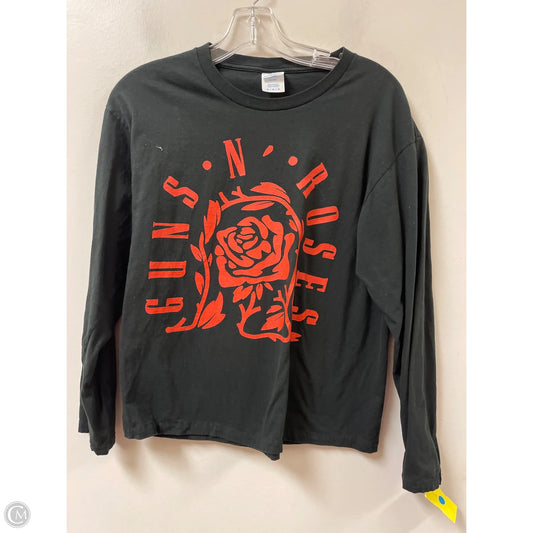 Top Long Sleeve By Clothes Mentor In Black, Size: M