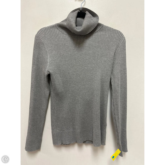 Top Long Sleeve By Dkny In Grey, Size: S