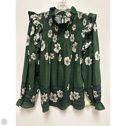 Top Long Sleeve By Umgee In Green, Size: S