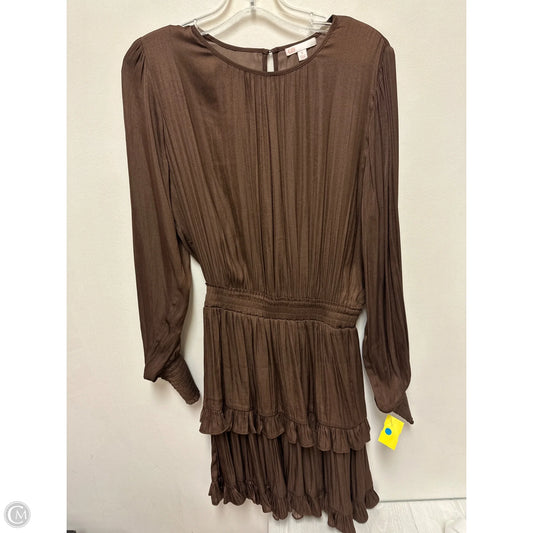 Dress Casual Midi By Gb In Brown, Size: S