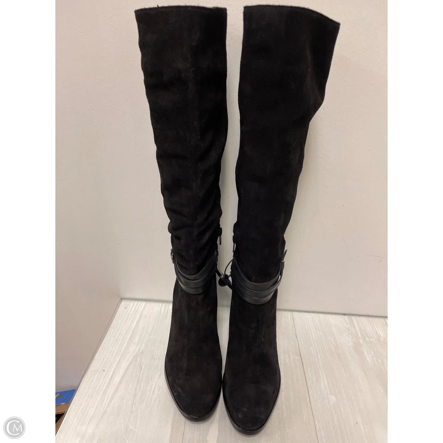 Boots Mid-calf Heels By Antonio Melani In Black, Size: 7