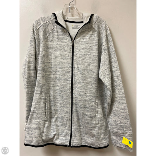 Athletic Jacket By Tek Gear In Grey, Size: Xl