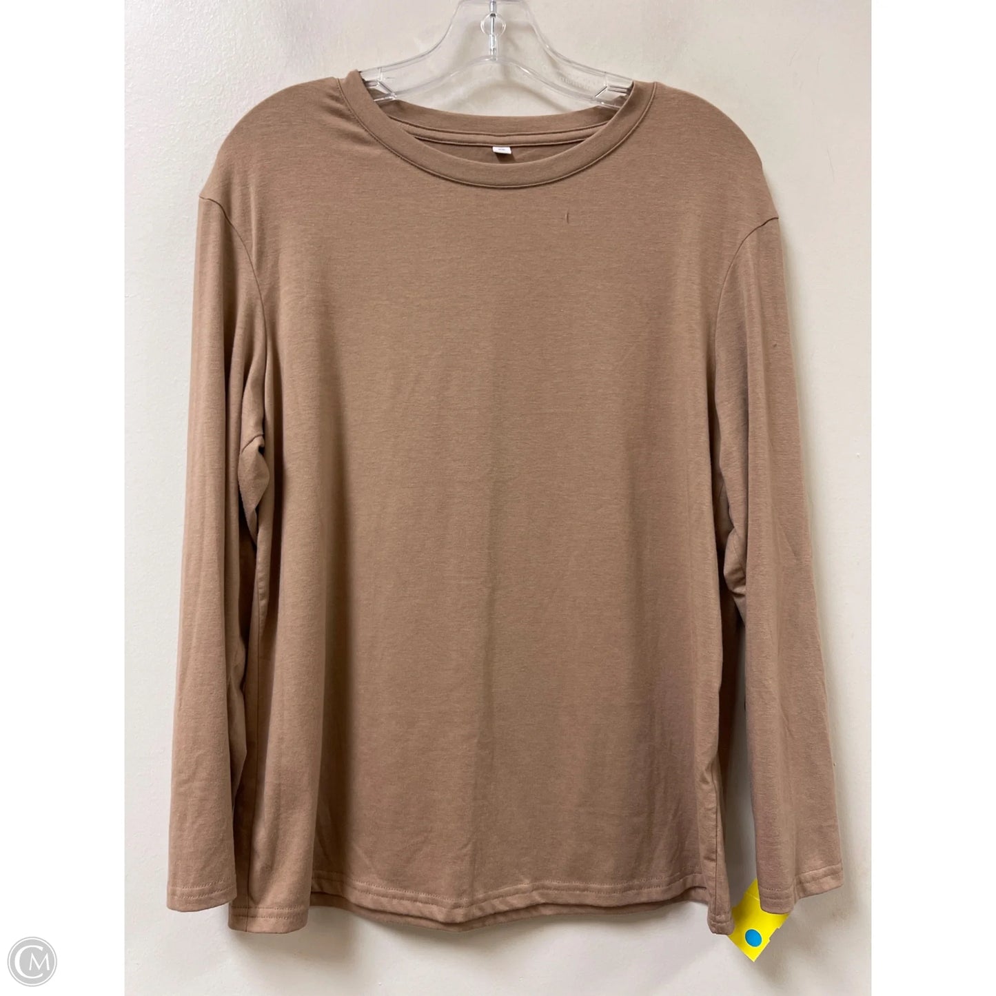 Top Long Sleeve By Clothes Mentor In Tan, Size: Xs