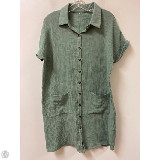Dress Casual Short By Clothes Mentor In Green, Size: L