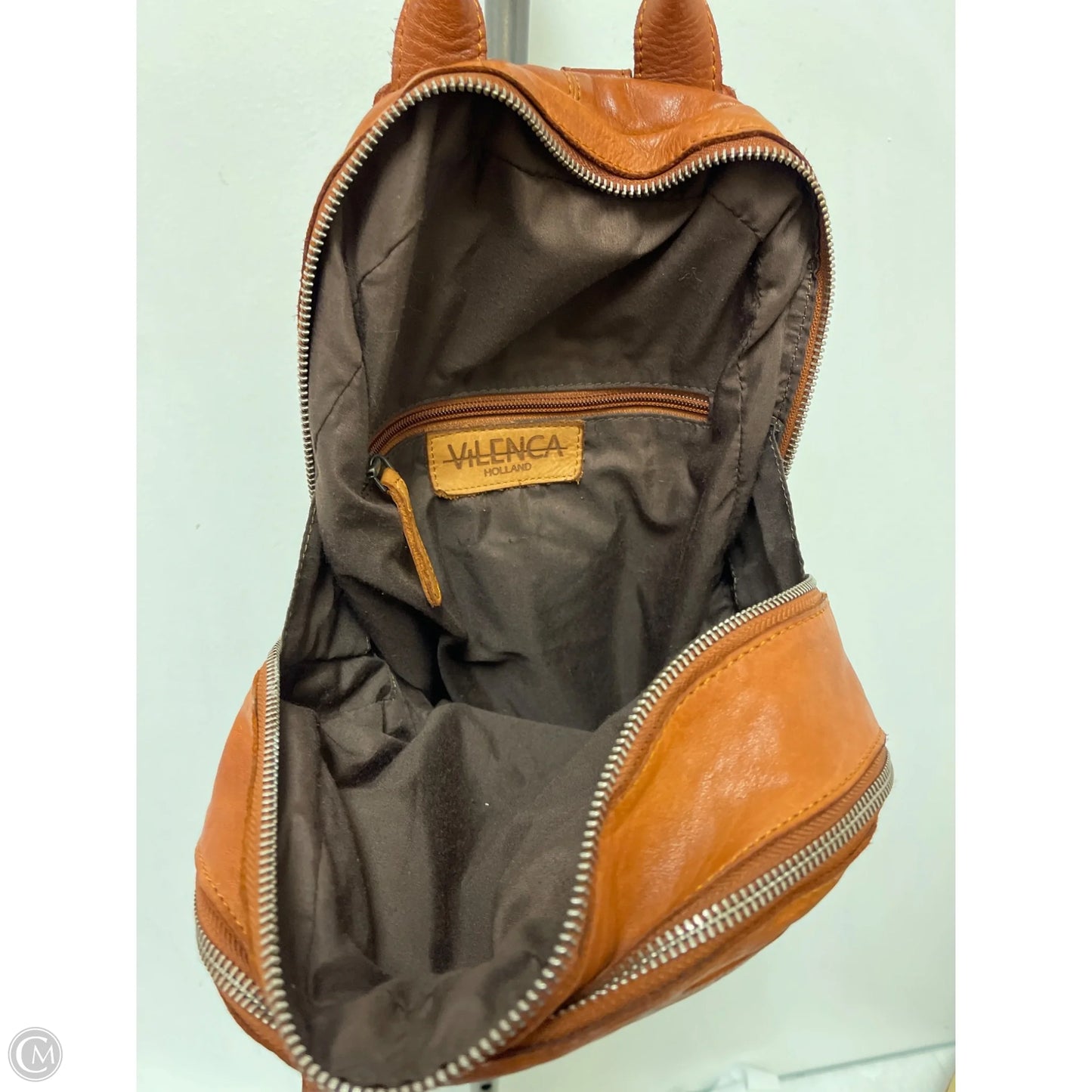 Backpack Leather By Cmc, Size: Medium
