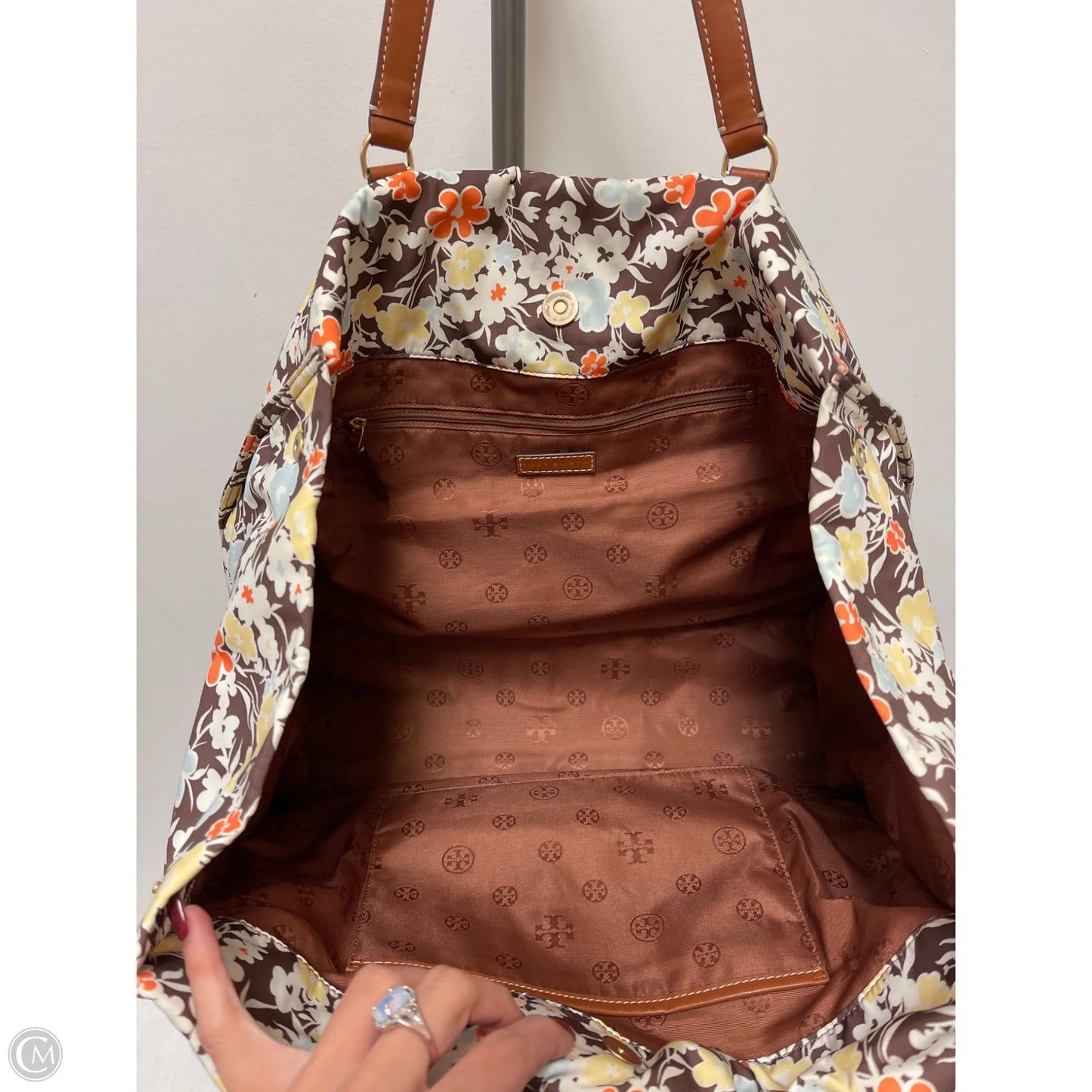 Handbag Designer By Tory Burch, Size: Large