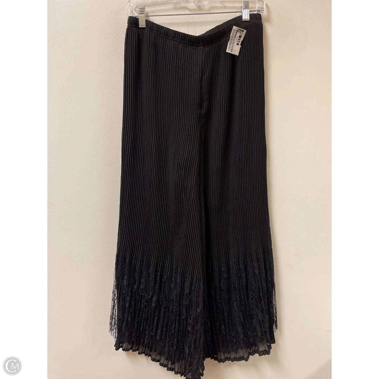 Pants Wide Leg By Clothes Mentor In Black, Size: L