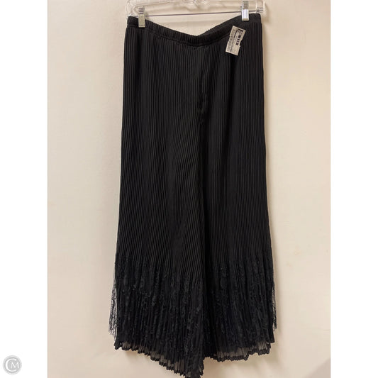 Pants Wide Leg By Clothes Mentor In Black, Size: L