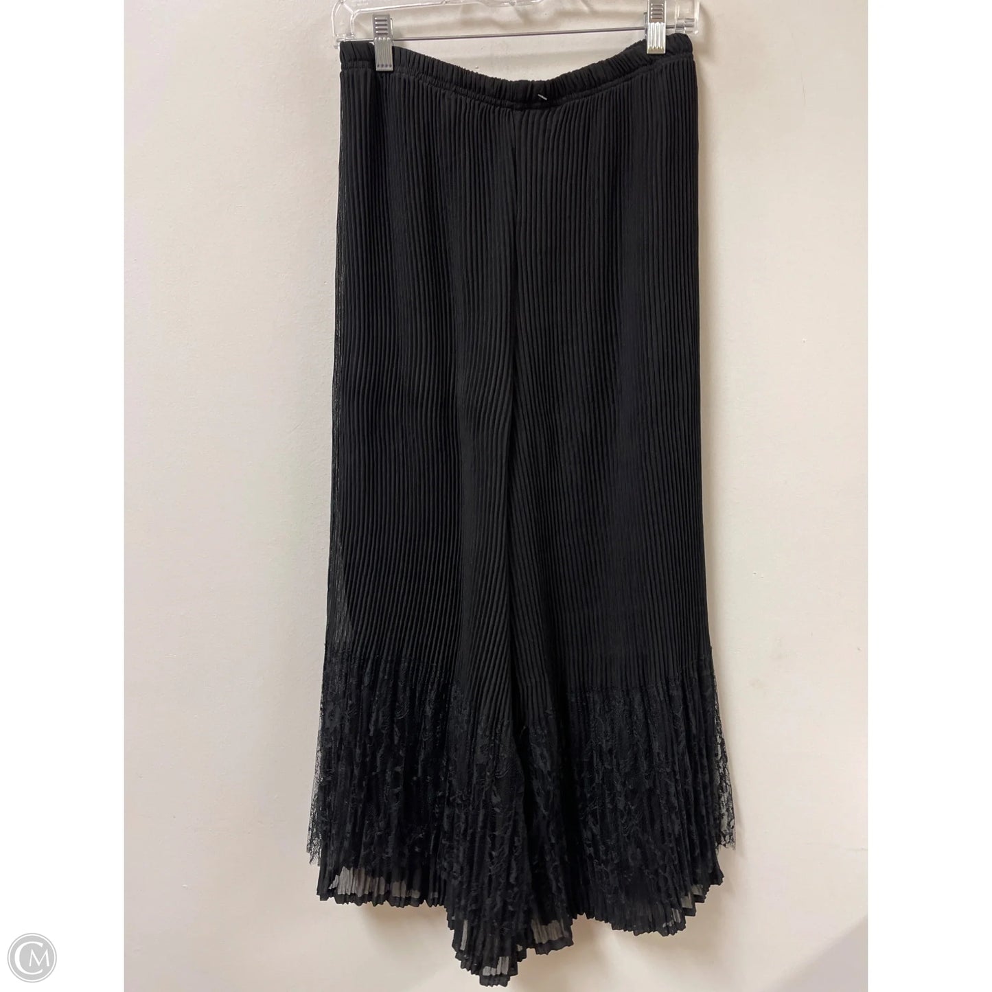 Pants Wide Leg By Clothes Mentor In Black, Size: L