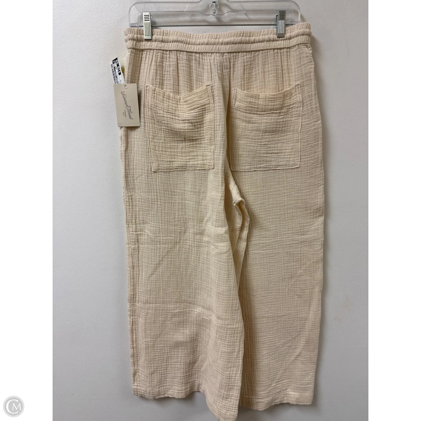 Pants Linen By Universal Thread In Cream, Size: M