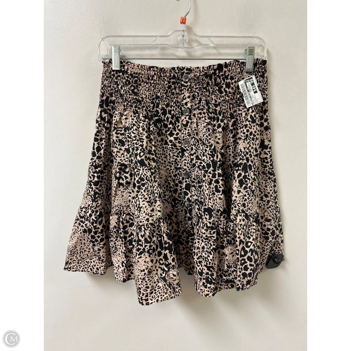 Skirt Mini & Short By Rebecca Taylor In Animal Print, Size: L