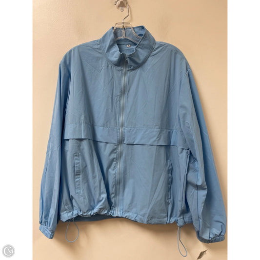 Athletic Jacket By Clothes Mentor In Blue, Size: Xl