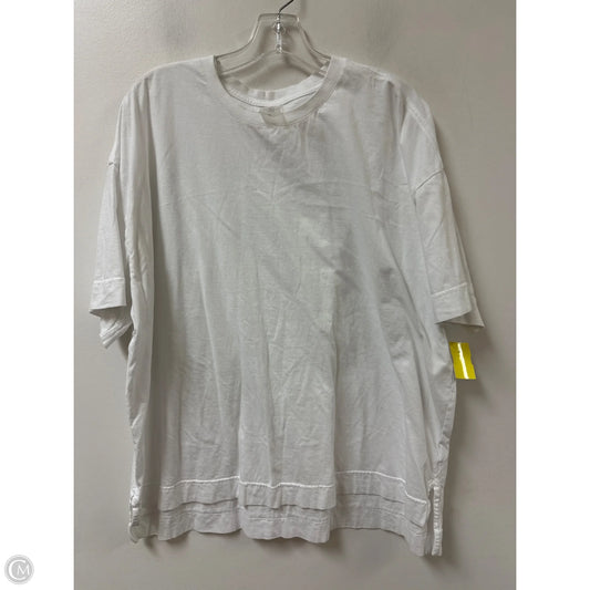 Athletic Top Short Sleeve By Calia In White, Size: Xl