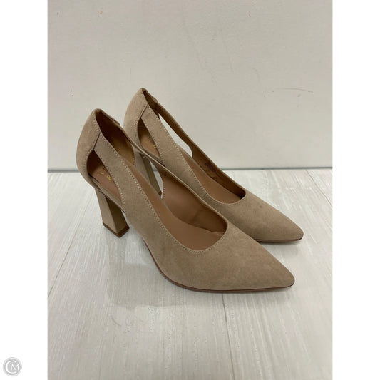 Shoes Heels Block By Crown And Ivy In Tan, Size: 8