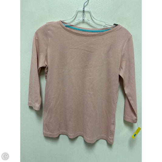Top Long Sleeve By Talbots In Pink, Size: S