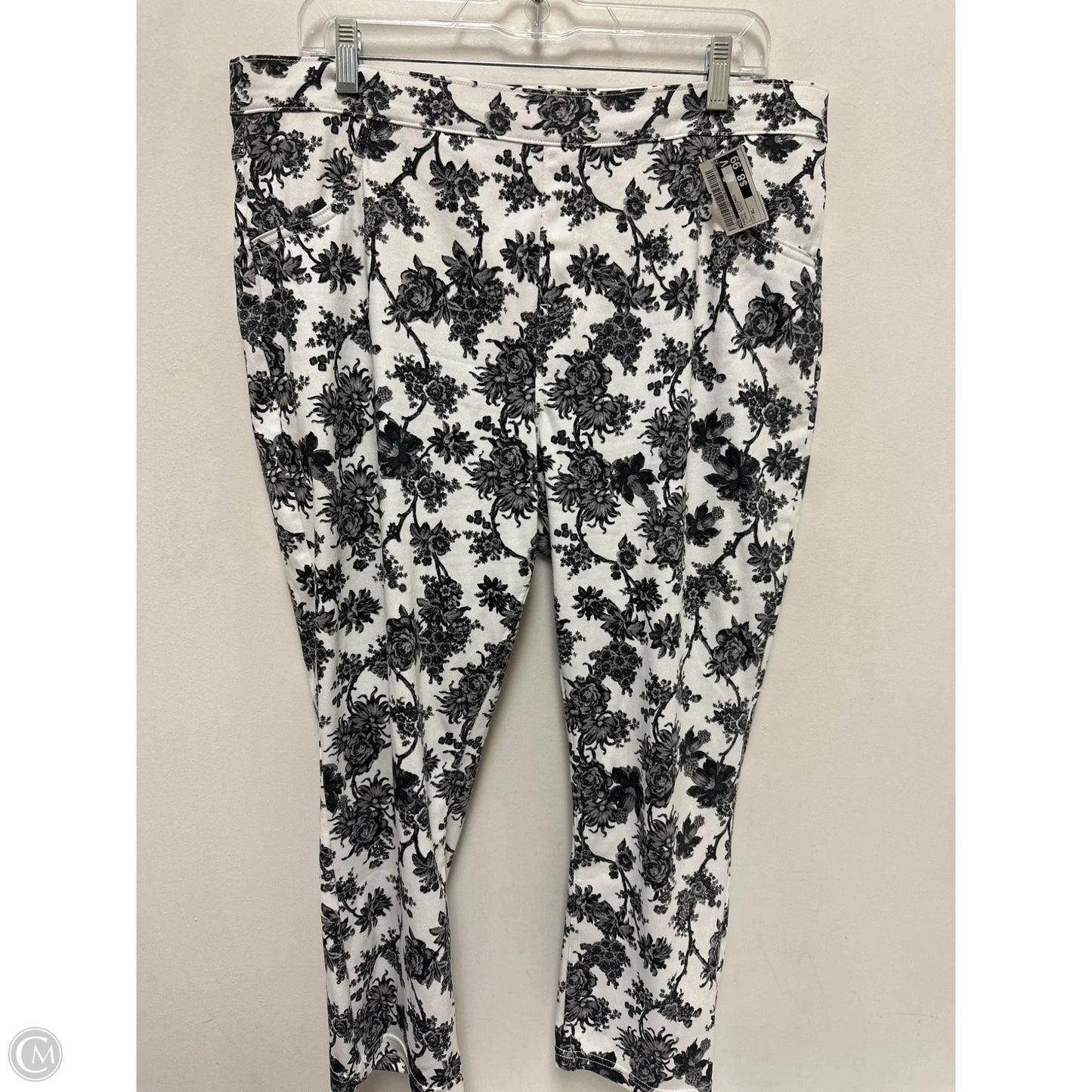 Pants Leggings By Hue In Floral Print, Size: Xl