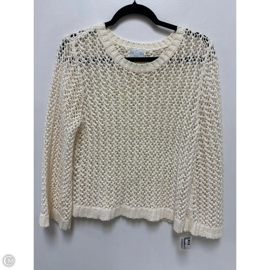 Sweater By Jun & Ivy In Cream, Size: M