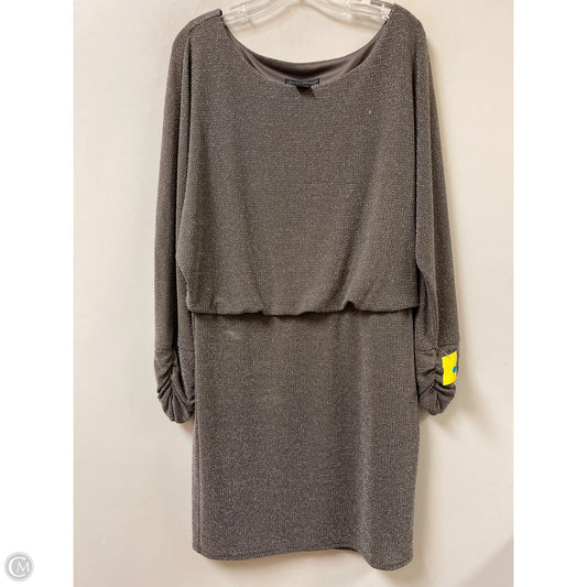 Dress Party Midi By Jessica Howard In Silver, Size: Xl