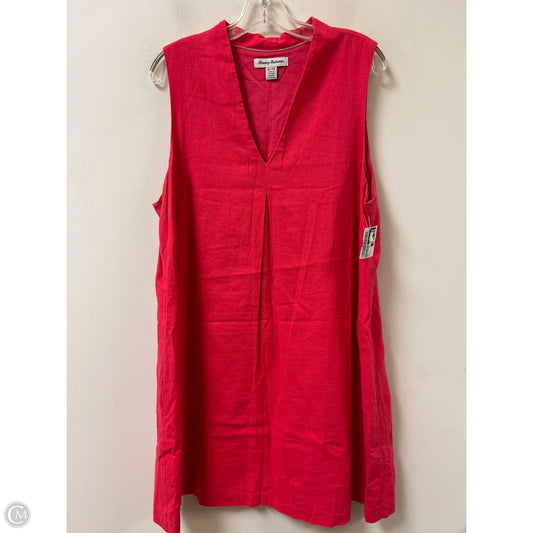 Dress Casual Midi By Tommy Bahama In Pink, Size: Xl